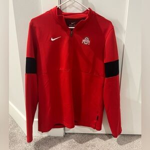 Ohio State Nike Sideline Coaches Pullover 1/4 Zip size small